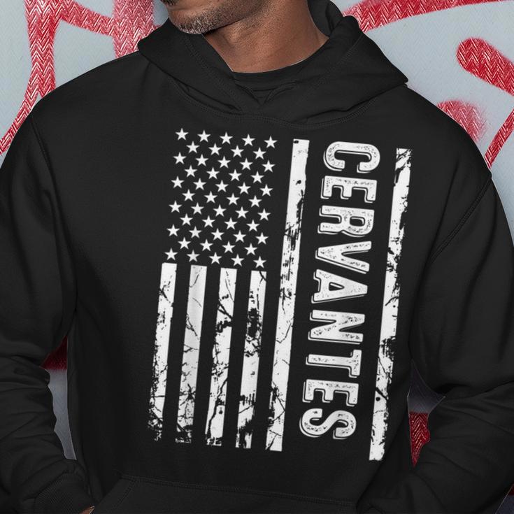 Cervantes Last Name Surname Team Family Reunion Hoodie Funny Gifts