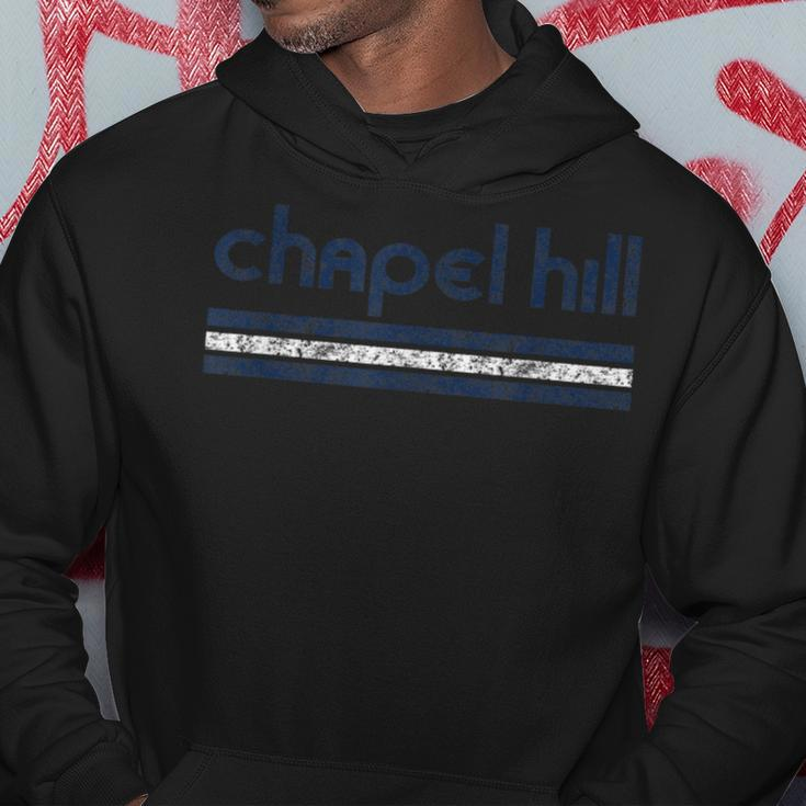 Chapel Hill North Carolina RetroVintage Throwback Hoodie Unique Gifts