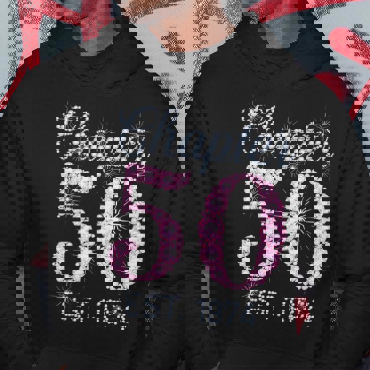 Chapter 50 Est 1974 50Th Birthday For Womens Hoodie Unique Gifts