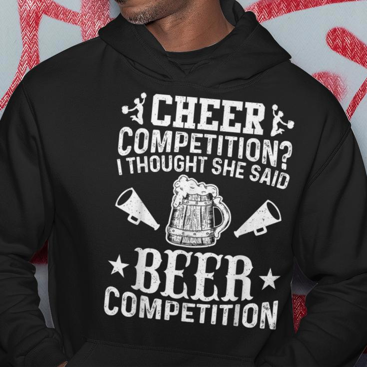 Cheer Dad Cheerleader Beer Competition Cheer Squad Papa Hoodie Personalized Gifts