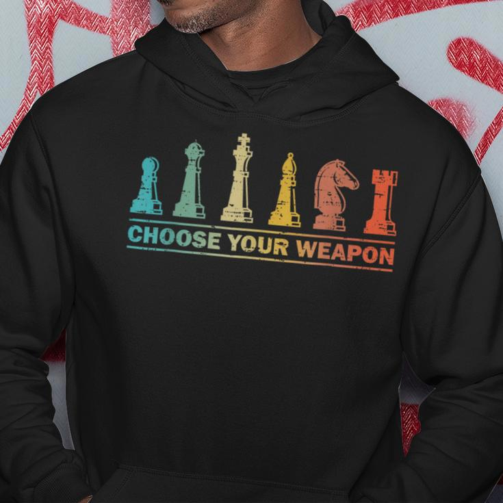 Choose Your Weapon Chess For Chess Lover Hoodie Funny Gifts