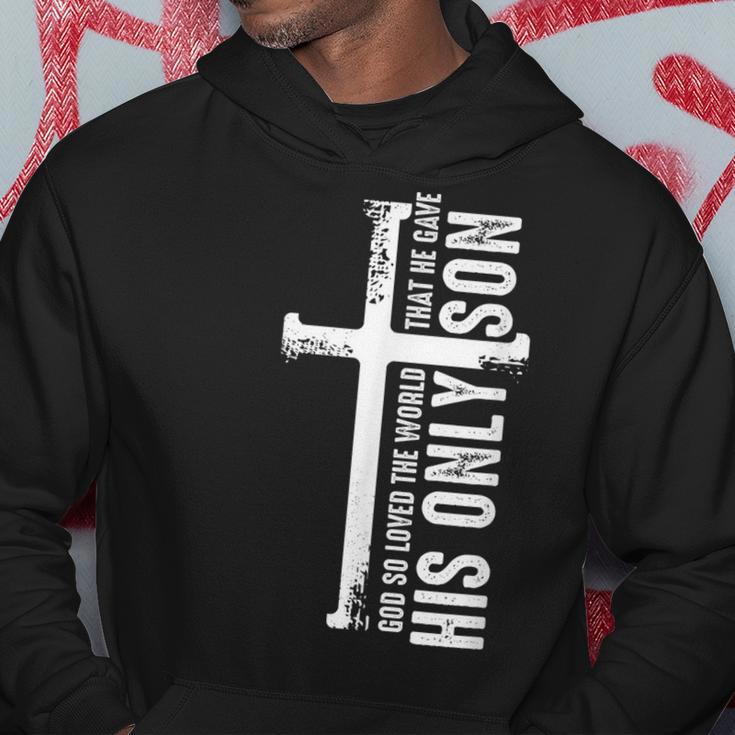 Christian Cross Bible Verse Scripture Faith Hoodie Unique Gifts