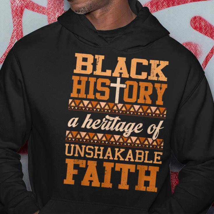 Christian Melanin Unshakeable Faith Black History Junenth Hoodie Unique Gifts