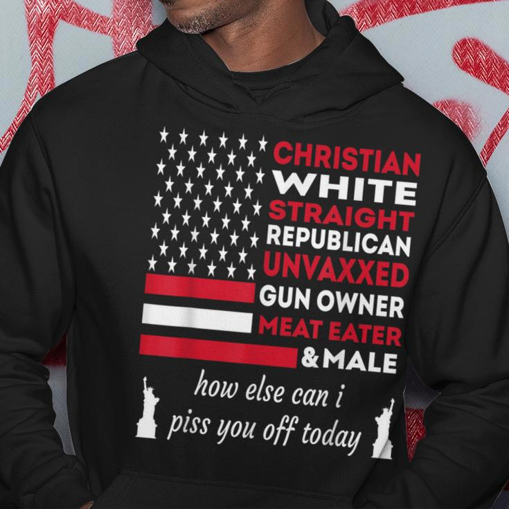 Christian White Straight Independence Day Memorial Day Pride Hoodie Unique Gifts