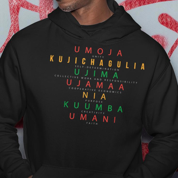 Christmas African American Happy Kwanzaa Seven Principles Hoodie Personalized Gifts