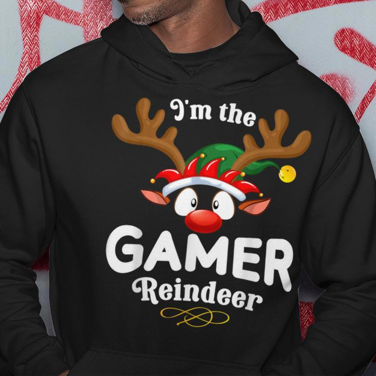 Christmas Pjs Gamer Xmas Reindeer Matching Hoodie Personalized Gifts