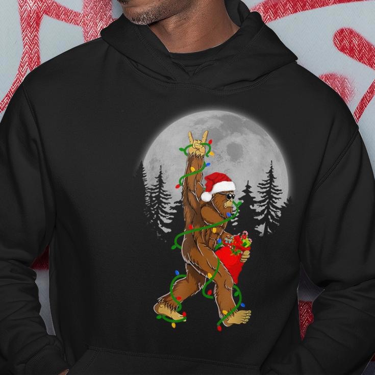 Christmas Sasquatch Rock Roll Carrying Bag Bigfoot Hoodie Personalized Gifts