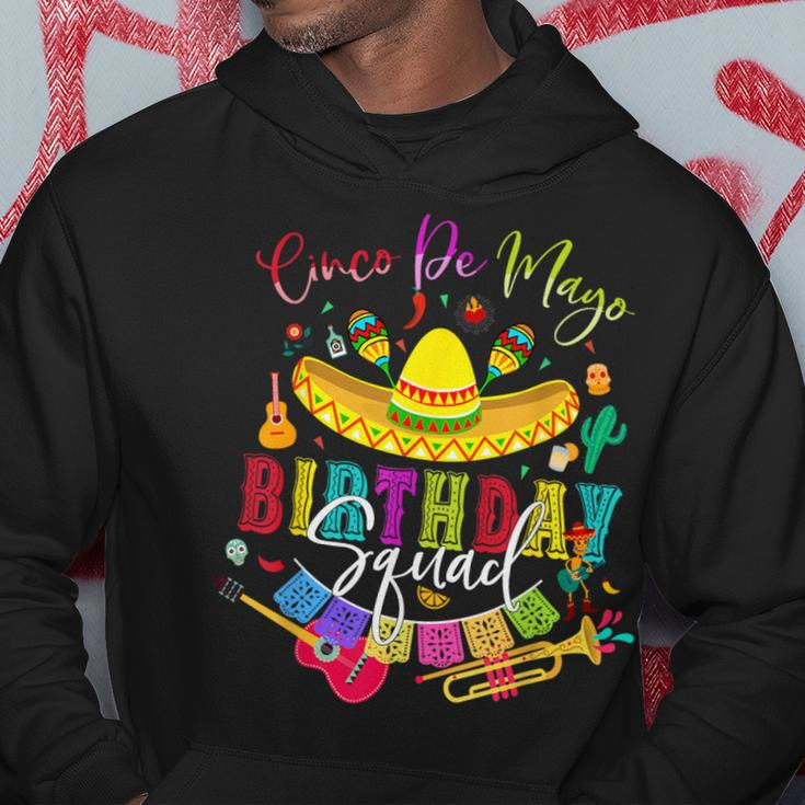 Cinco De Mayo Birthday Squad Cool Mexican Matching Family Hoodie Funny Gifts