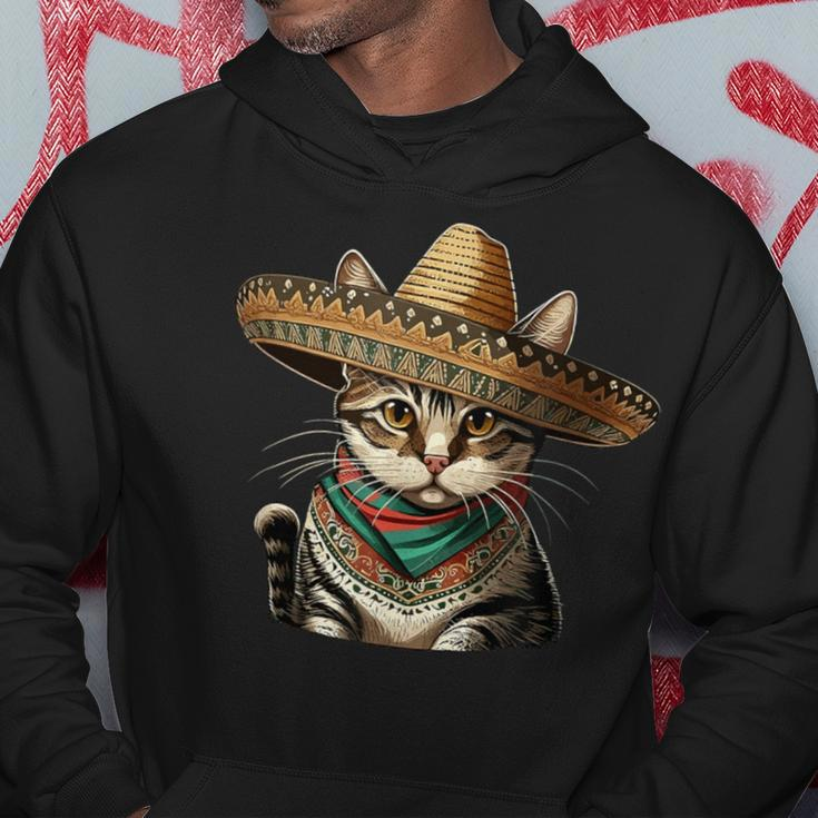 Cinco De Mayo Cat Party Mexican Sombrero Cat Lover Women Hoodie Personalized Gifts