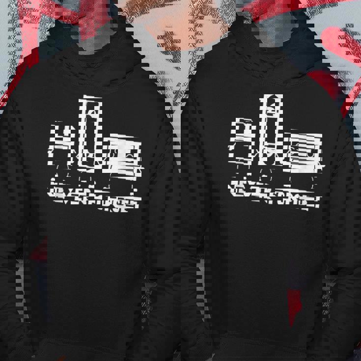 Cinta De Cassette De Audio Never Forget Sudadera Regalos divertidos