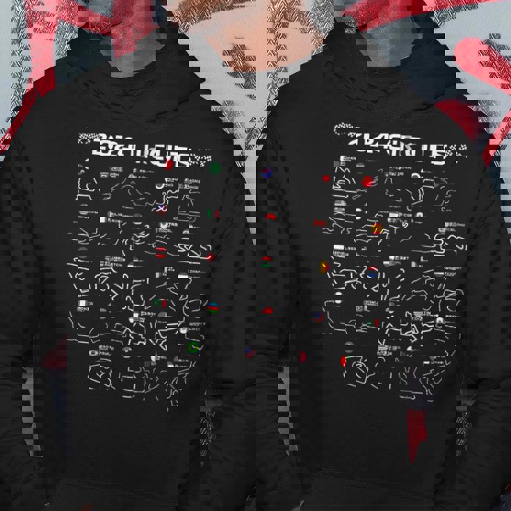 Circuitos De Fórmula Racing 2024 Coche De Carreras Formula Racing Sudadera Regalos divertidos