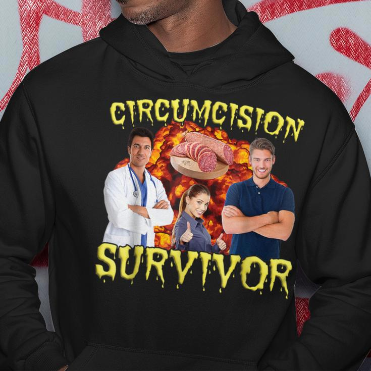 Circumcision Survivor Offensive Inappropriate Meme Hoodie Unique Gifts
