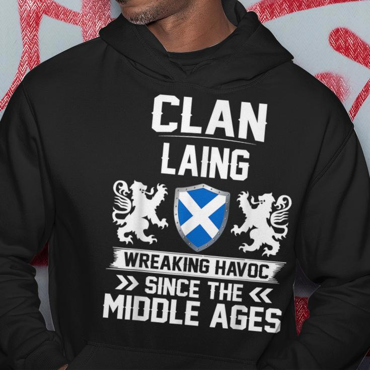 Clan Laing Scottish Family Clan Scotland Wreaking Havoc Mz Hoodie Funny Gifts