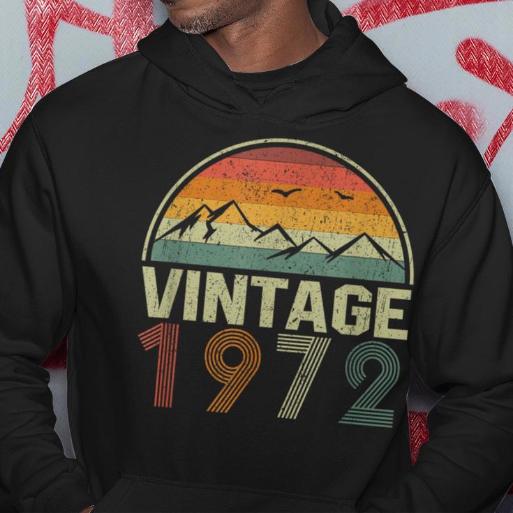 Classic 52Nd Birthday Idea Vintage 1972 Hoodie Unique Gifts