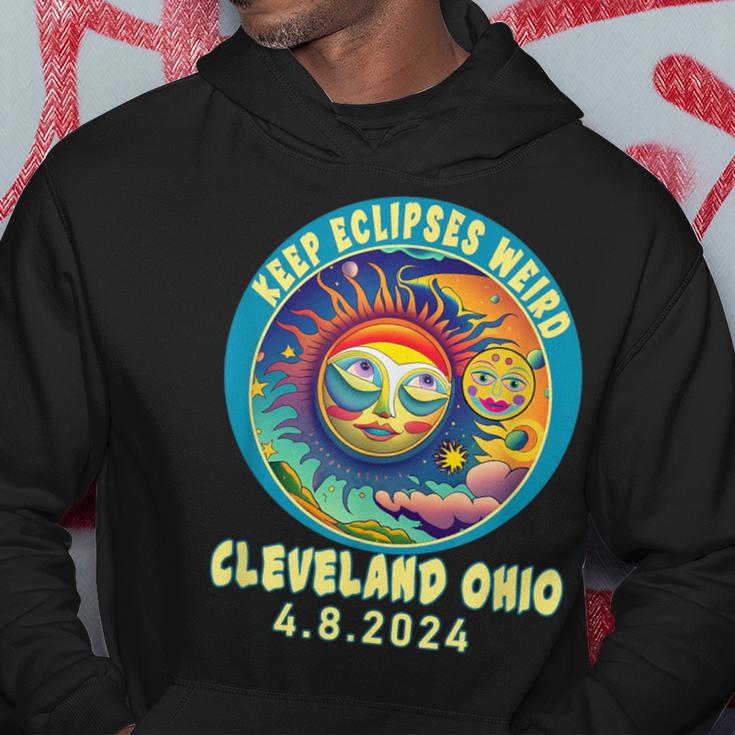 Cleveland Oh Solar Total Eclipse April 2024 Ohio Hoodie Unique Gifts