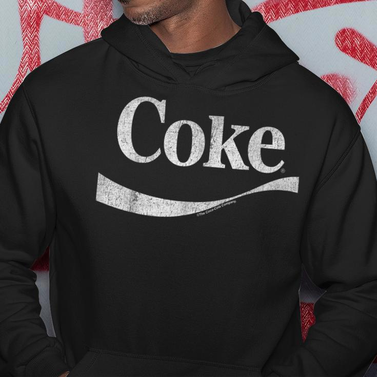 Coca-Cola Distressed Original Logo Hoodie Lustige Geschenke