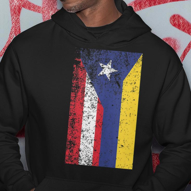 Colombia Puerto Rico Flag Pride Hoodie Unique Gifts