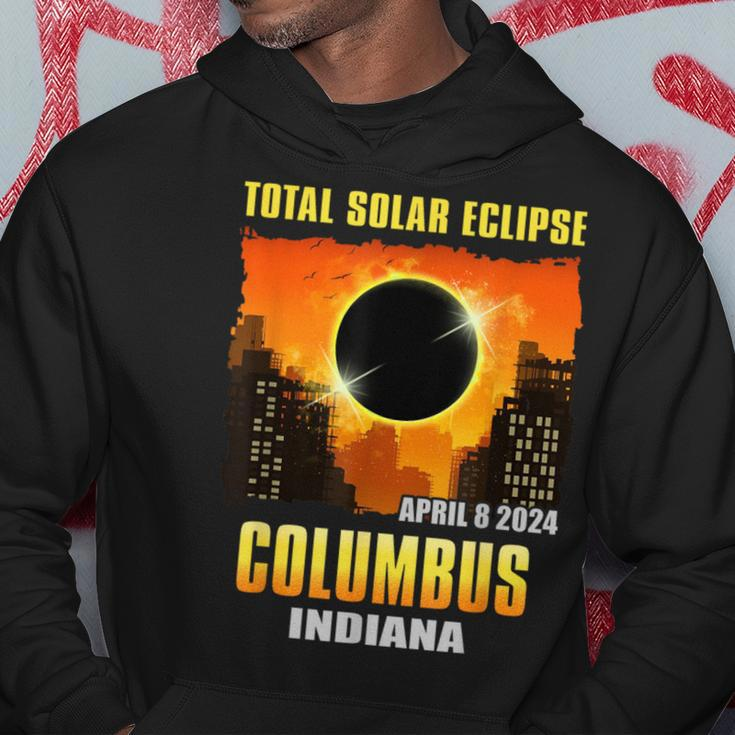 Columbus Indiana 2024 Total Solar Eclipse Hoodie Unique Gifts