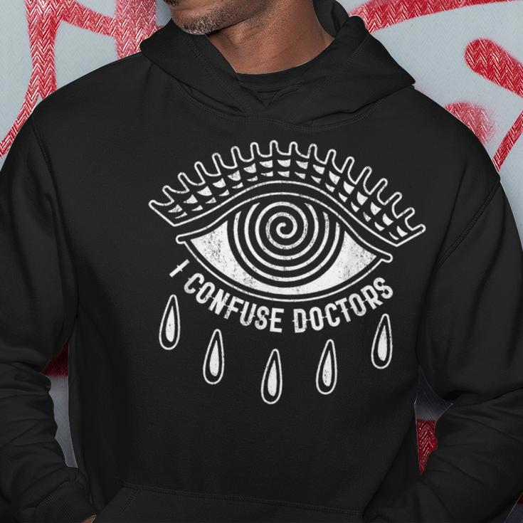 I Confuse Doctors Hypnosis Eye Symbol Hoodie Funny Gifts
