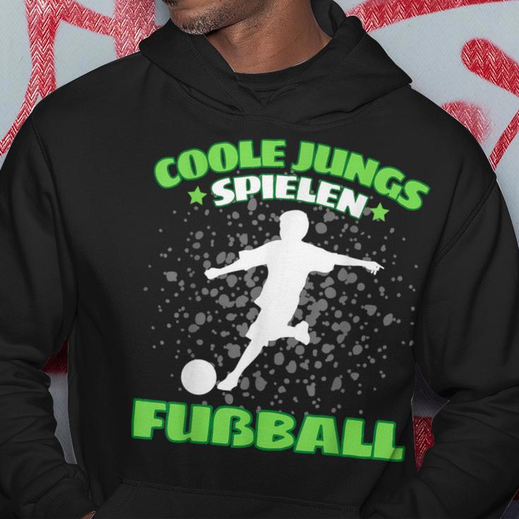 Cool Boys Spielen Fußball Football Kapuzenpullover Lustige Geschenke