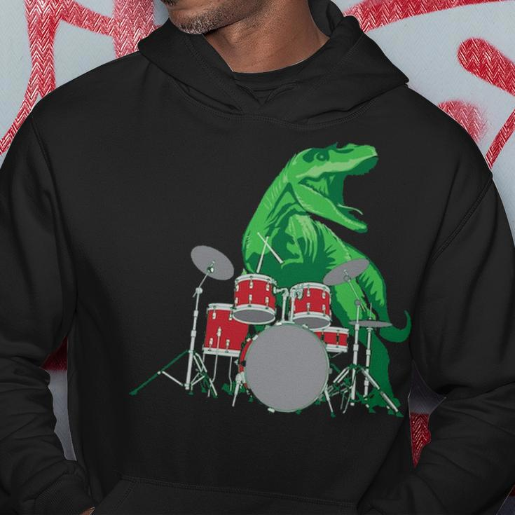 Cool Dinosaur Drummer Best For All Drummers Hoodie Unique Gifts