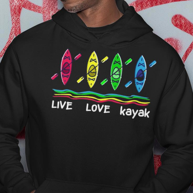 Cool Kayaks For Outdoor Adventure Kayaking Boating Hoodie Unique Gifts
