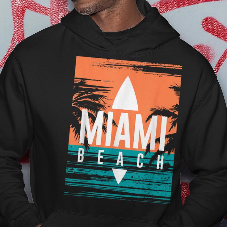 Cool Miami Beach I Love Miami Florida Miami Hoodie Unique Gifts