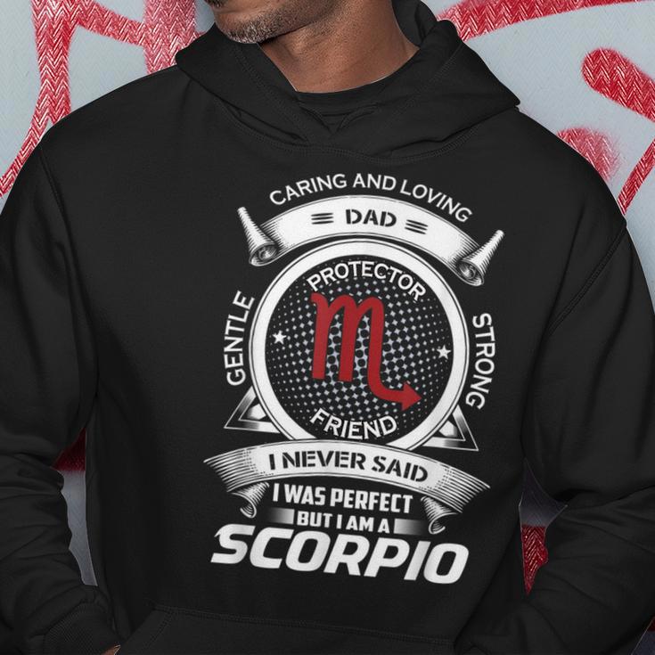 Cool Scorpio Dad Horoscope Sign Birthday Graphic Hoodie Unique Gifts