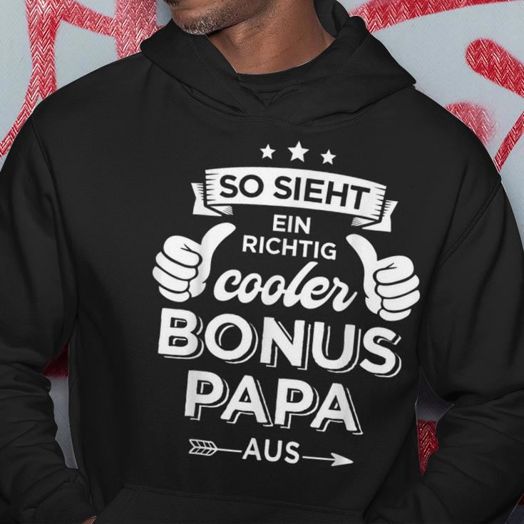 Cooler Bonus Papa Zumatertag Für Stiefpapa Stiefvater Kapuzenpullover Lustige Geschenke