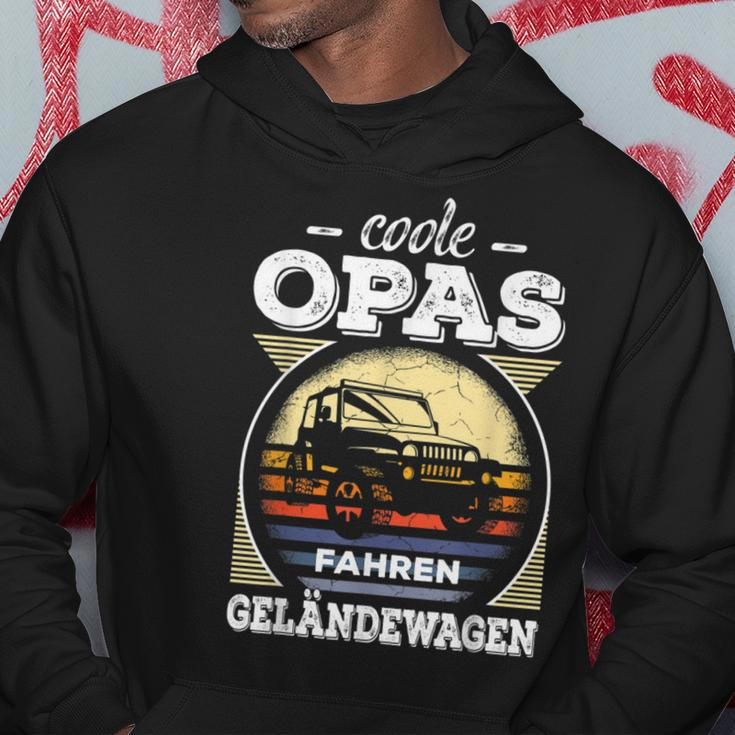 Cooler Opa Geländewagen 4X4 Offroad Abenteuer Rentner Hoodie Lustige Geschenke
