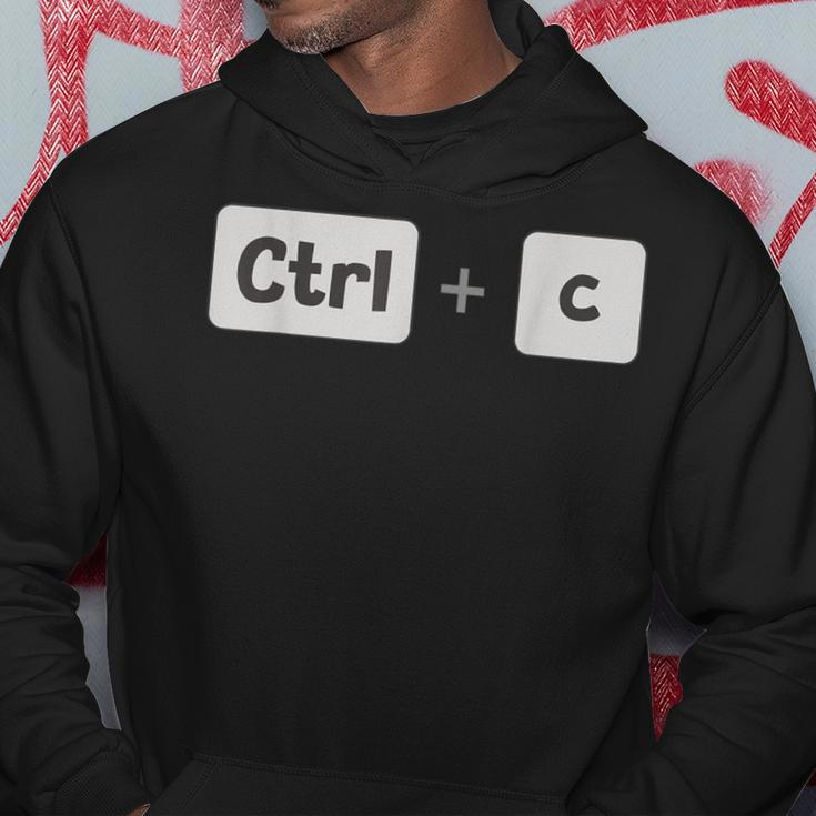 Copy Ctrl C Father's Day Mother's Day Hoodie Funny Gifts