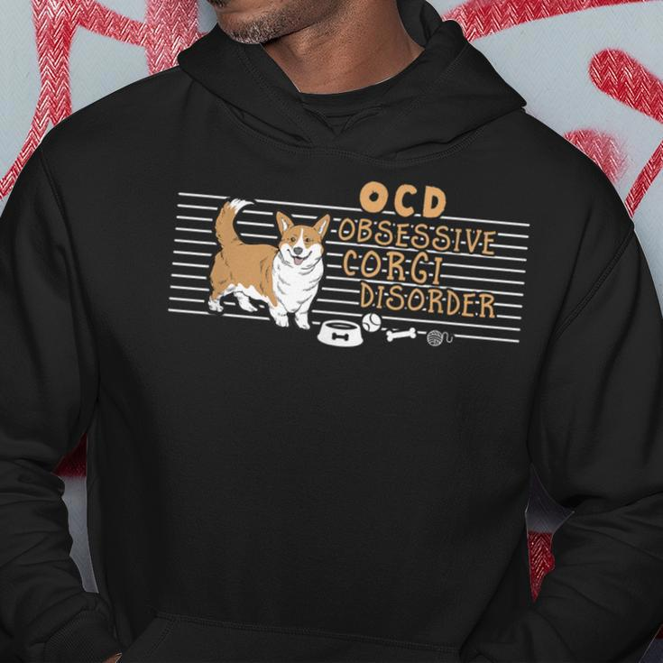 Corgi Dad Father's Day Dog Lover Ocd Hoodie Unique Gifts