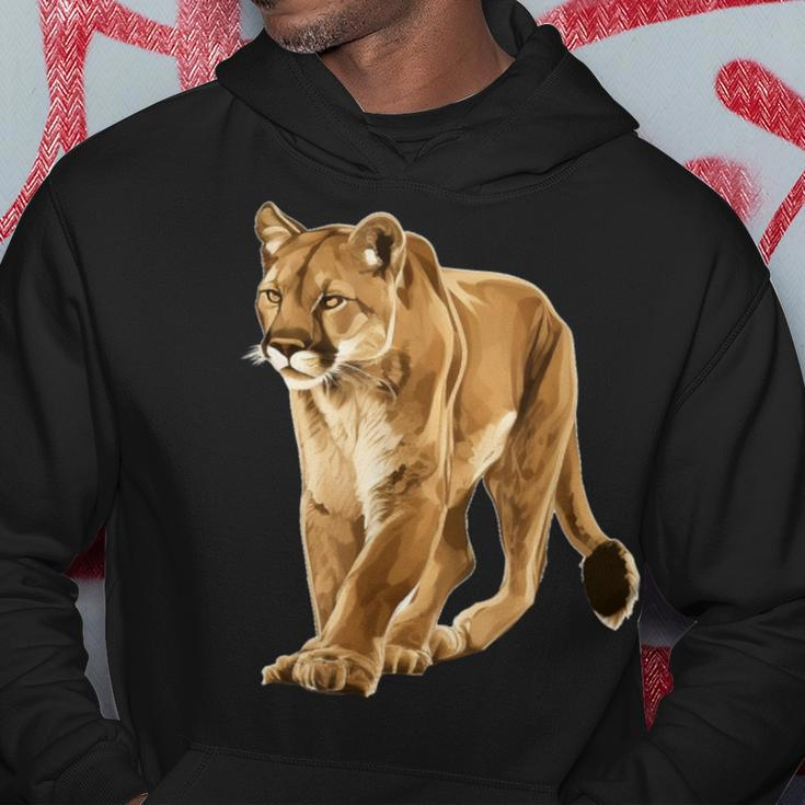 Cougar Face For Wild And Big Cats Lovers Hoodie Personalized Gifts