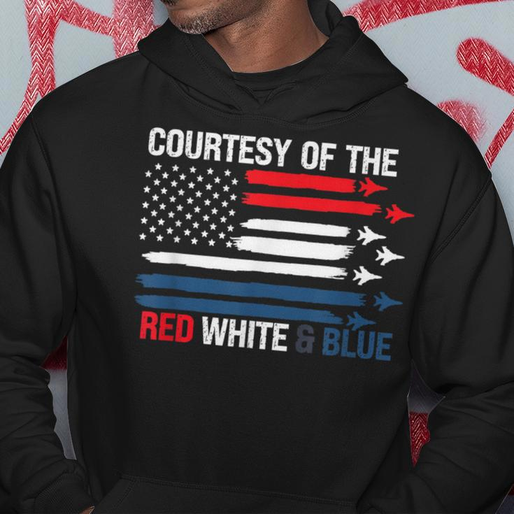 Courtesy Of The Red White And Blue Hoodie Funny Gifts