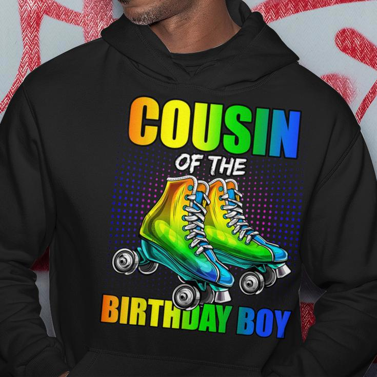 Cousin Birthday Boy Roller Skating Birthday Matching Family Hoodie Personalized Gifts