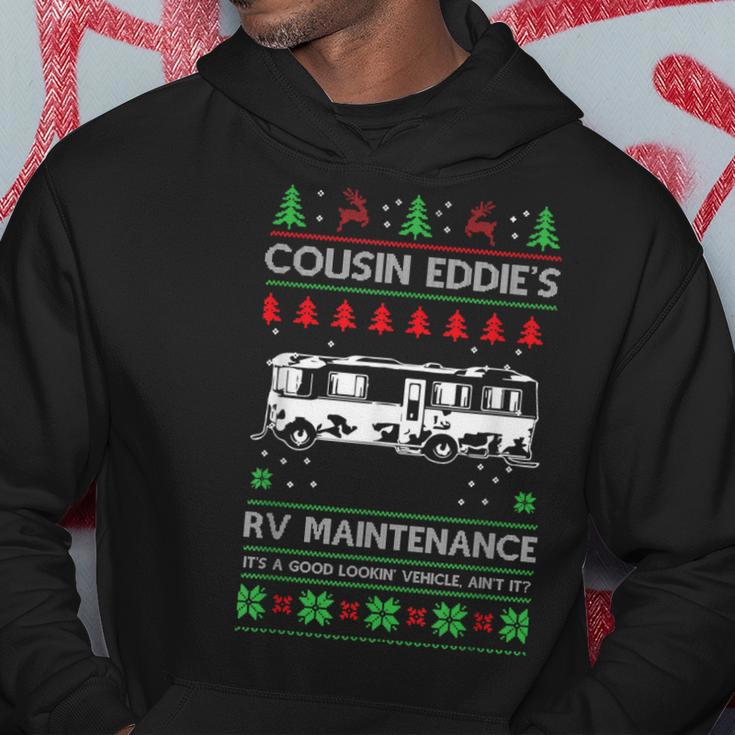 Cousin Eddies Rv Maintenance Holiday Ugly Christmas Hoodie Unique Gifts