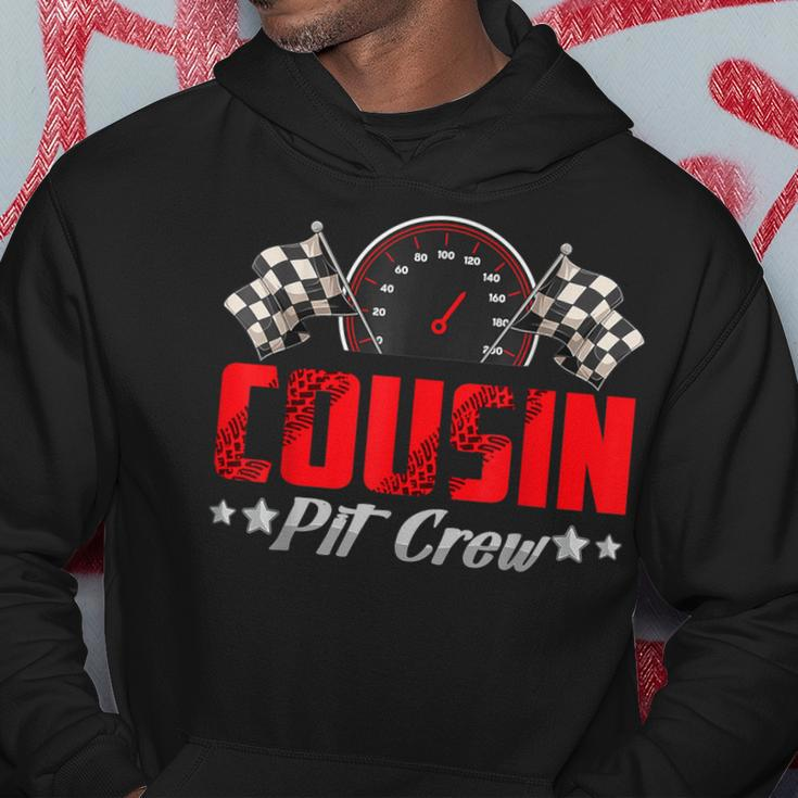 Cousin Pit Crew Birthday Racing Car Family Matching Race Car Hoodie Personalized Gifts