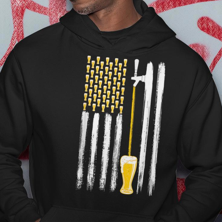 Craft Beer American Flag Usa 4Th July Alcohol Brew Brewery Hoodie Personalized Gifts