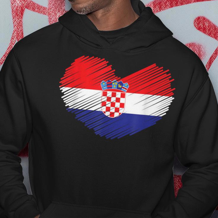 Croatia Flag Hrvatska Land Croate Croatia Hoodie Lustige Geschenke