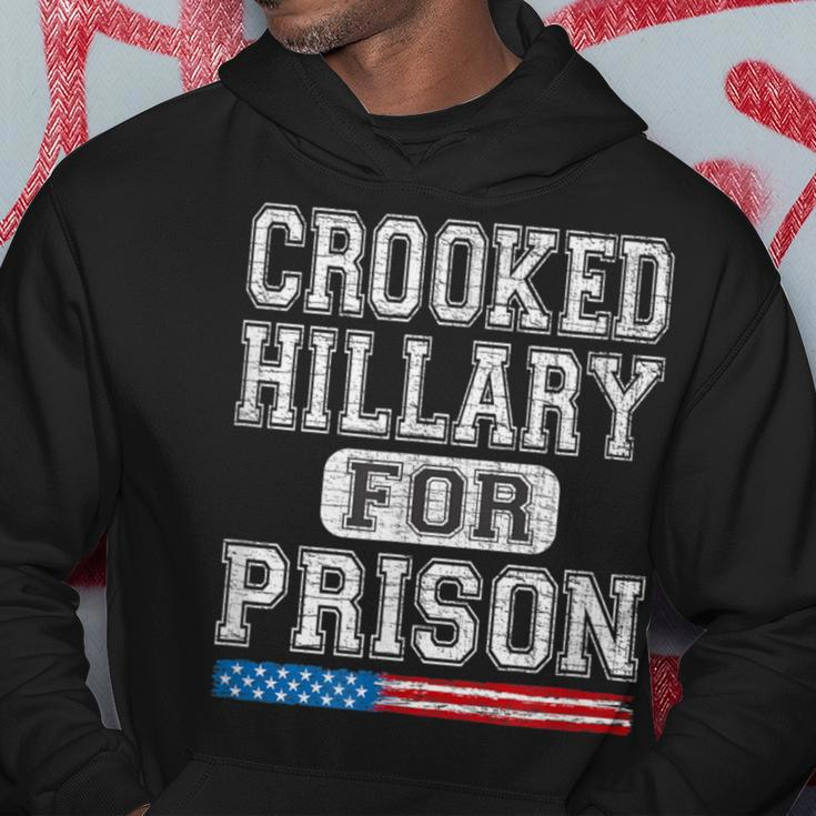 Crooked Hillary For Prison Vintage Style Hoodie Unique Gifts