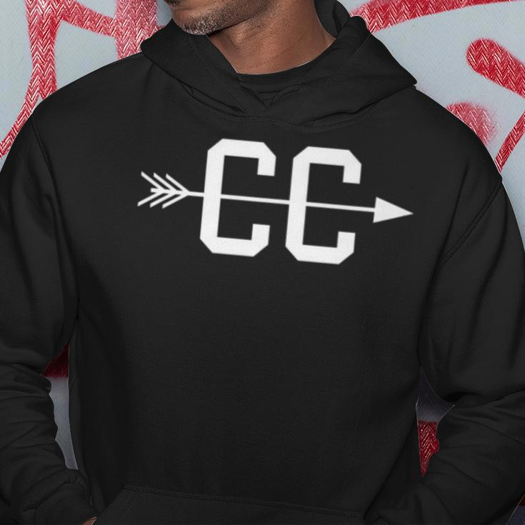 Cross Country Cc Arrow Logo Graphic Symbol Hoodie Unique Gifts