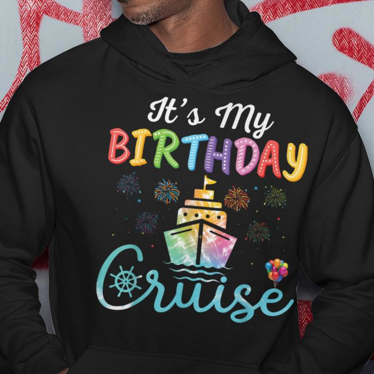 Cruise Birthday Party Vacation Trip It's My Birthday Cruise Hoodie Personalized Gifts