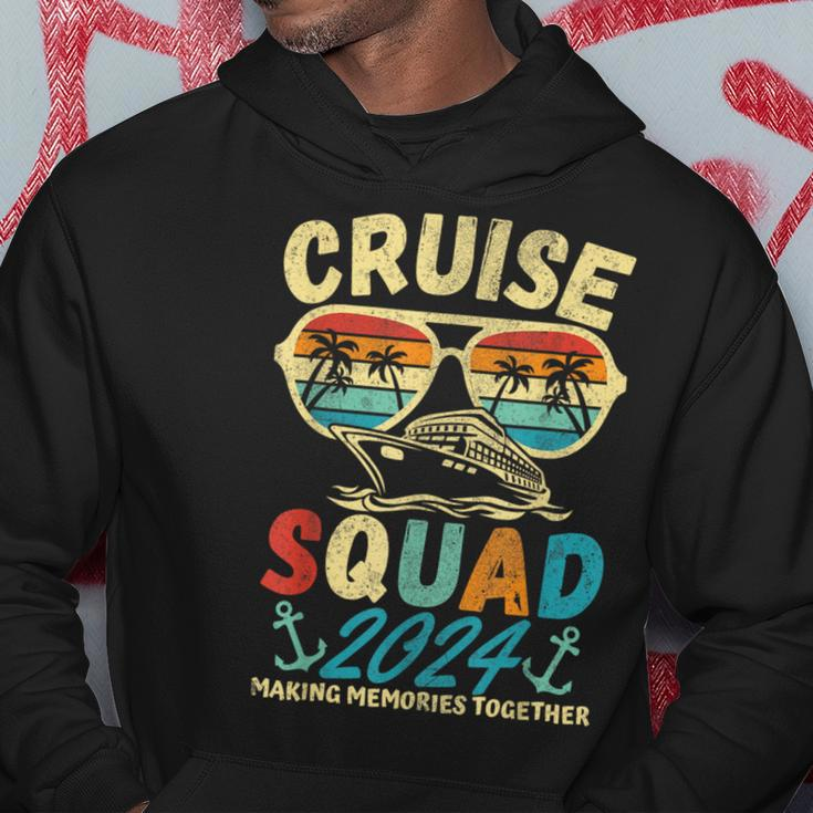 Cruise Squad 2024 Summer Vacation Group Family Trip Vintage Hoodie Unique Gifts