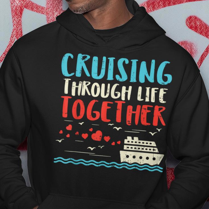 Cruising Life Together Anniversary Cruise Trip Couple Hoodie Unique Gifts