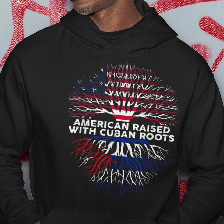 Cuba Flag Hispanic Heritage American Raised Cuban Root Hoodie Unique Gifts