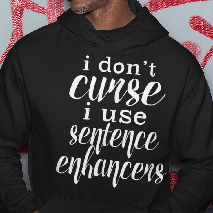 Curse Words Are Sentence Enhancers Cussing Hoodie Unique Gifts