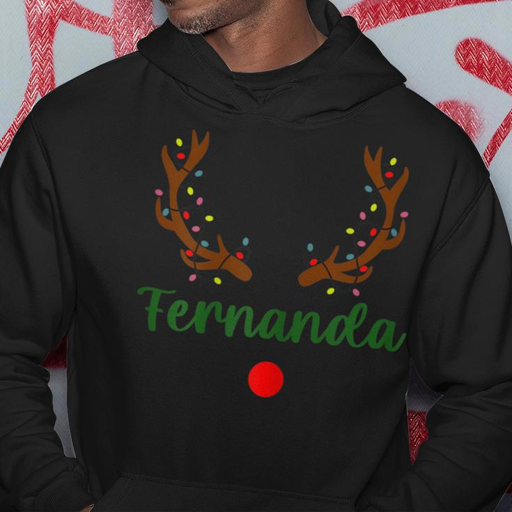Custom Name Christmas Matching Family Pajama Fernanda Hoodie Funny Gifts
