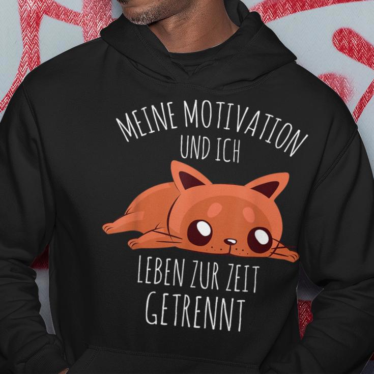 Cute Meine Motivation Und Ich Leben Zur Zeit Getrennt German Kapuzenpullover Lustige Geschenke