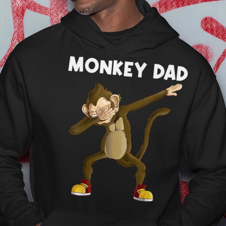 Cute Monkey For Dad Papa Gorilla Ape Chimpanzee Animal Hoodie Unique Gifts