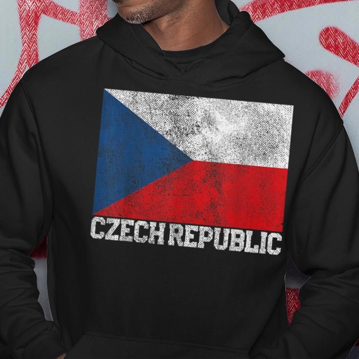 Czech Republic Flag Family Pride Country Vintage Hoodie Unique Gifts